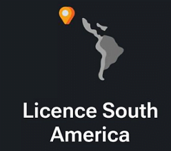 Licence South America